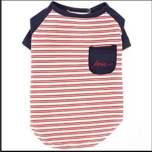 Ed Ellen DeGeneres StripedLove Pocket • Medium Breeds • blue/red/wash